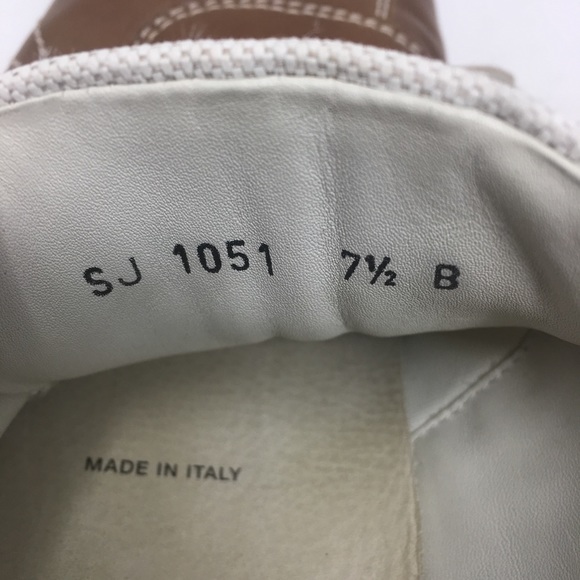 Salvatore Ferragamo Leather Athletic Shoes 7-1/2B - Picture 7 of 7